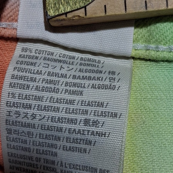 Abercrombie & Fitch Jeans  SZ 6L 28x33 Tie Dye Skinny Stretch Denim Pants Casual - Picture 5 of 9